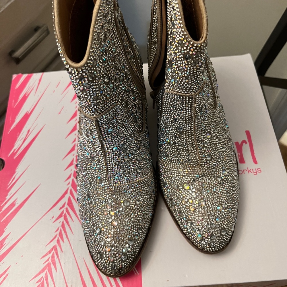 Corkeys Rhinestone Booties - Picture 4 of 5